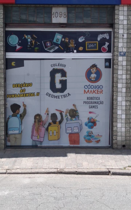 Adesivo para escola